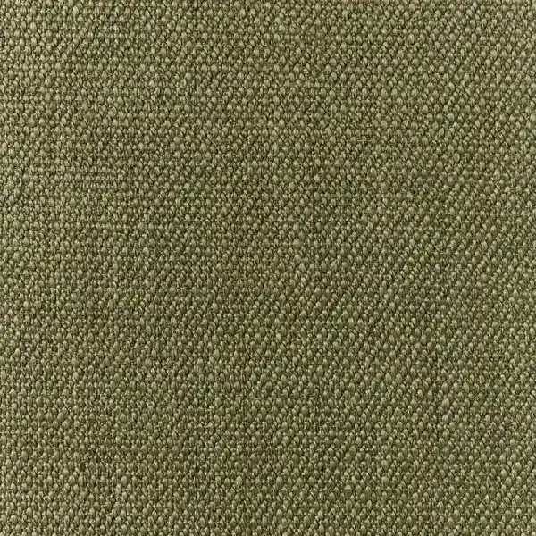olive green textured woven fabric.